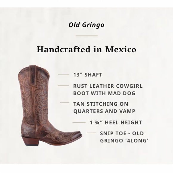 Old Gringo, Women’s cowboy boot - Picture 11 of 11